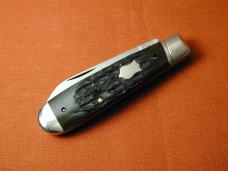 New York Knife Co. Green Jigged Bone Fancy Jack Knife from Cooper Cutlery USA BHJ GB
