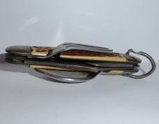 Vintage Colonial Camp/ Hobo Knife w/ Fork & Spoon 1960's