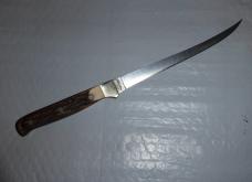Schrade + USA 167 Staglon Uncle Henry Steelhead Fillet Knife & Sheath