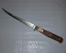 Schrade + USA 167 Staglon Uncle Henry Steelhead Fillet Knife & Sheath