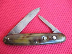 SCHRADE CUT. CO. Walden, N.Y. Double Switchblade Knife