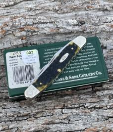 CASE XX ** SFO SCROLLED & NUMBERED GREEN BONE 4 BLADE TEXAS MUSKRAT