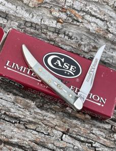 CASE XX ** LIMITED EDITION 2000 SMOOTH BLACK BONE SMALL TEXAS TOOTHPICK