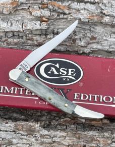 CASE XX ** LIMITED EDITION 2000 SMOOTH BLACK BONE SMALL TEXAS TOOTHPICK