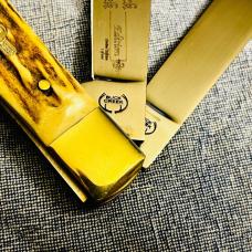 Buck Creek Jumbo Trapper Collectors Edition 1 of 500 Stag Handle German (16)