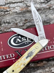 CASE XX ** LIMITED EDITION 2000 BURNT WHITE JIGGED BONE PEANUT