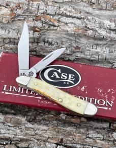 CASE XX ** LIMITED EDITION 2000 BURNT WHITE JIGGED BONE PEANUT