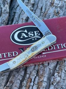CASE XX ** LIMITED EDITION 2000 BURNT WHITE BONE SMALL TEXAS TOOTHPICK