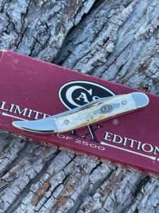 CASE XX ** LIMITED EDITION 2000 BURNT WHITE BONE SMALL TEXAS TOOTHPICK