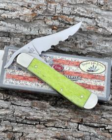 CASE XX ** SFO 2013 LIME GREEN SMOOTH BONE ZOMBIE RUSSLOCK