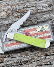 CASE XX ** SFO 2013 LIME GREEN SMOOTH BONE ZOMBIE RUSSLOCK
