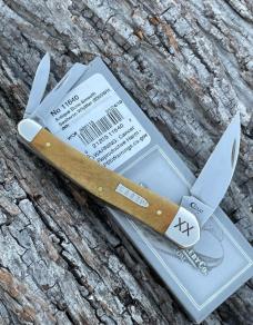 CASE XX ** SFO 2019 SMOOTH ANTIQUE BONE SEAHORSE WHITTLER