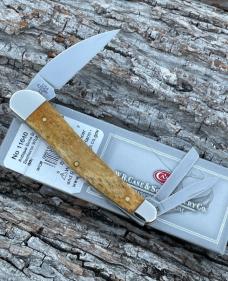 CASE XX ** SFO 2019 SMOOTH ANTIQUE BONE SEAHORSE WHITTLER
