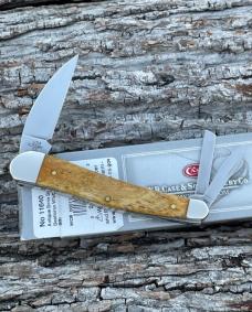 CASE XX ** SFO 2019 SMOOTH ANTIQUE BONE SEAHORSE WHITTLER