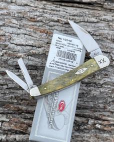 CASE XX ** SFO 2019 SMOOTH OLIVE GREEN BONE SEAHORSE WHITTLER