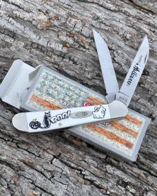 CASE XX ** SFO 2021 WHITE SYNTHETIC HALLOWEEN COPPERHEAD