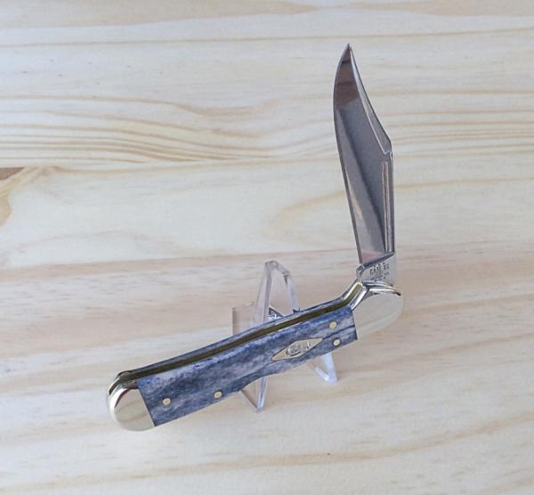 Case Mini CopperLock Pocket Knife Smooth Gray Bone 34201 - New