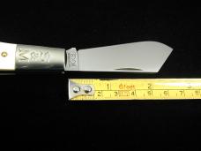 Schatt & Morgan Genuine Stag Cotton Barlow Knife by Cooper Cutlery Rare 69CB-S Made in USA