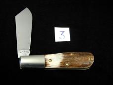 Schatt & Morgan Genuine Stag Cotton Barlow Knife by Cooper Cutlery Rare 69CB-S Made in USA