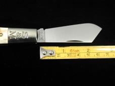 Schatt & Morgan Genuine Stag Cotton Barlow Knife by Cooper Cutlery Rare 69CB-S Made in USA