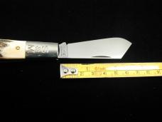 Schatt & Morgan Genuine Stag Cotton Barlow Knife by Cooper Cutlery Rare 69CB-S Made in USA