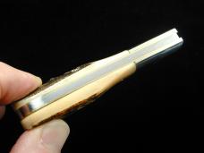 Schatt & Morgan Genuine Stag Cotton Barlow Knife by Cooper Cutlery Rare 69CB-S Made in USA