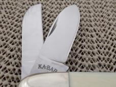Ka-Bar Imitation Ivory Sleeveboard Whittler Model ETN-91