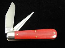 Great Eastern GEC Smooth Red Linen Micarta Bull Hide Carver Knife 861223P 1 of 309 Made In USA