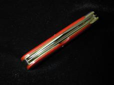 Great Eastern GEC Smooth Red Linen Micarta Bull Hide Carver Knife 861223P 1 of 309 Made In USA
