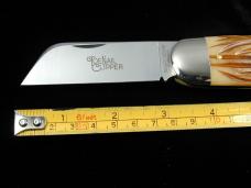 Great Eastern Cutlery GEC India Jigged Bone Toenail Clipper Knife NIT 1 of 530 Made in USA 363122