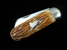 Great Eastern Cutlery GEC India Jigged Bone Toenail Clipper Knife NIT 1 of 530 Made in USA 363122