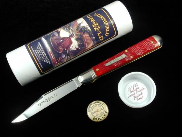 Great Eastern Cutlery GEC Indian Paintbrush Jigged Bone Ben Hogan Bullet Knife NIT 651122 USA Made Great Eastern Cutlery GEC Indian Paintbrush Jigged Bone Ben Hogan Bullet Knife NIT 651122 USA Made