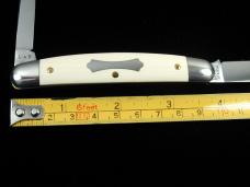 Great Eastern Cutlery GEC Smooth Unicorn Ivory Acrylic Pocket Congress Knife 620220 NIT 1 of 695 USA