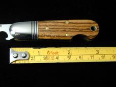 Great Eastern Cutlery GEC Smooth Mexican Bocote Wood Beerlow Barlow Knife 1 of 201 NIT 252123 USA