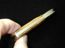Great Eastern Cutlery GEC Smooth Mexican Bocote Wood Beerlow Barlow Knife 1 of 201 NIT 252123 USA