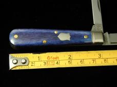 Great Eastern Cutlery GEC Navy Blue Smooth Bone Jack Knife 1 of 331 NIT 143123 Made in USA  