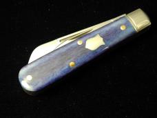 Great Eastern Cutlery GEC Navy Blue Smooth Bone Jack Knife 1 of 331 NIT 143123 Made in USA  