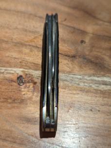 Vintage Mid Century CAMCO 2 Blade Jack Knife Jigged Black Handle - Good Condition