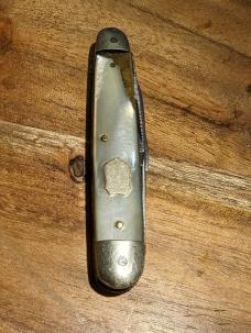 Rare Krusius Brothers Solingen Pearl Handle Stockman 