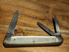 Rare Krusius Brothers Solingen Pearl Handle Stockman 