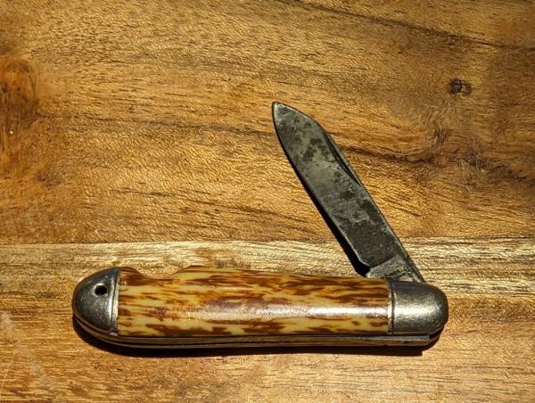 Vintage 1940s Single Blade Hammer Brand Pocket Knife