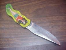 Russian RPK Beautiful girl knife Red top & shorts