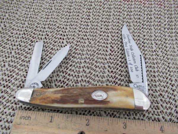 Bob Cargill 1986 Cripple Creek Stag Whittler 1 of 100 Bob Cargill 1986 Cripple Creek Stag Whittler 1 of 100