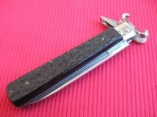 Vintage Italian Maserin & De Nardo Fulcrum Shell Puller Switchblade Knife