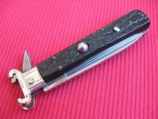 Vintage Italian Maserin & De Nardo Fulcrum Shell Puller Switchblade Knife