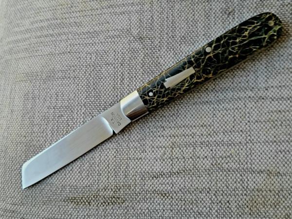 Todd Davison Sheepsfoot Straight Jack...3 5/8"..Cpm154..jeweled...pouch...#2545 Stabilized Cactus Todd Davison Sheepsfoot Straight Jack...3 5/8"..Cpm154..jeweled...pouch...#2545 Stabilized Cactus