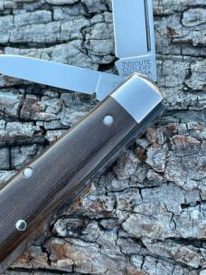 GEC TIDIOUTE ** 142216 OD GREEN LINEN MICARTA BOYS KNIFE