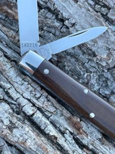 GEC TIDIOUTE ** 142216 OD GREEN LINEN MICARTA BOYS KNIFE