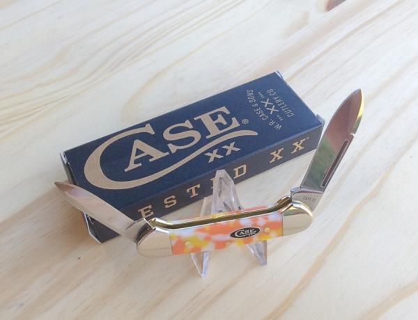 Case Baby Butterbean Pocket Knife - 53755 Smooth Candy Corn Kirinite - New