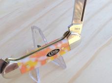 Case Baby Butterbean Pocket Knife - 53755 Smooth Candy Corn Kirinite - New